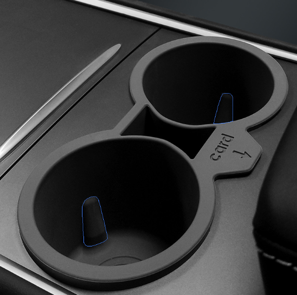 Centre Console Cup Holder Cover (Model3/Y)