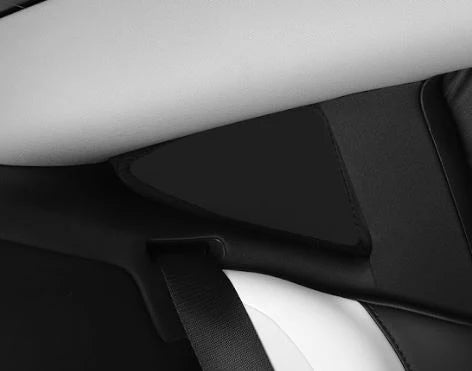 Rear Passenger Louvre Sun Shade (White) (Model 3)