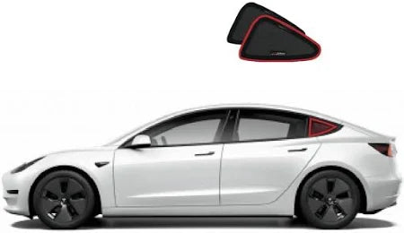 Rear Passenger Louvre Sun Shade (White) (Model Y)