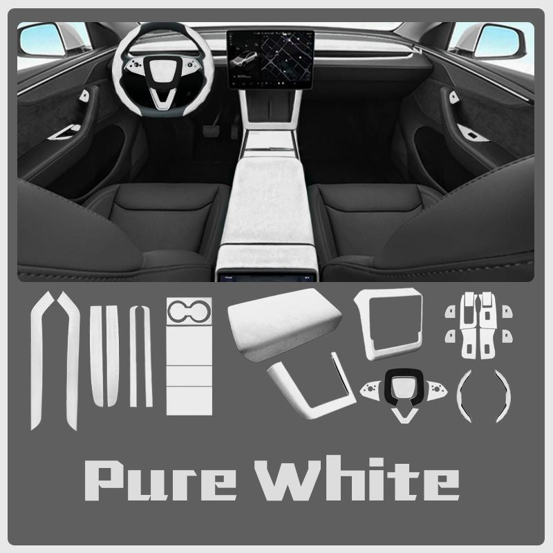 Pre-order  31-Piece Suede Interior Kit for Tesla Refreshed Model 3/Y