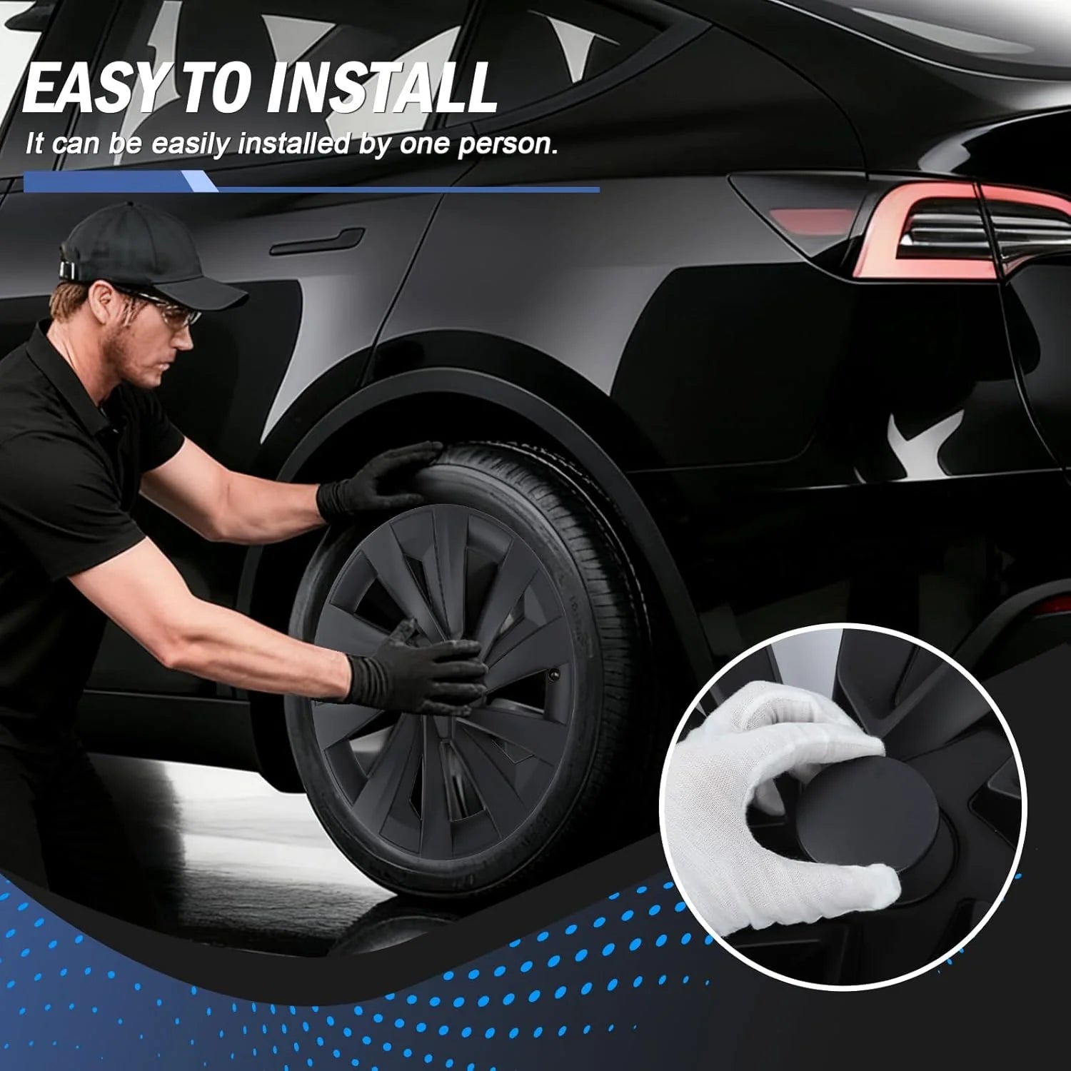 19” Matte Gray Wheels for Tesla Model Y Juniper