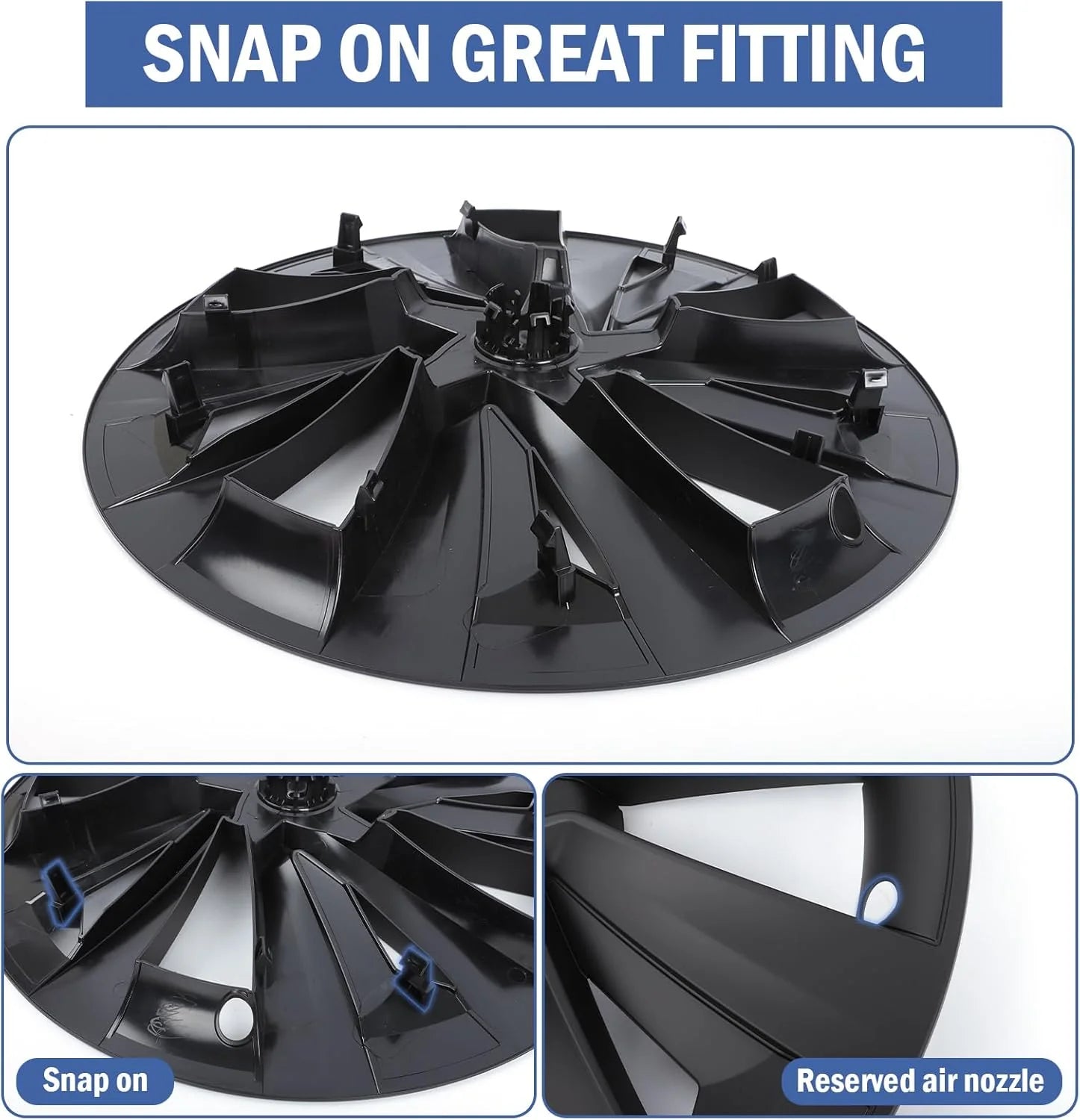 19” Matte Gray Wheels for Tesla Model Y Juniper