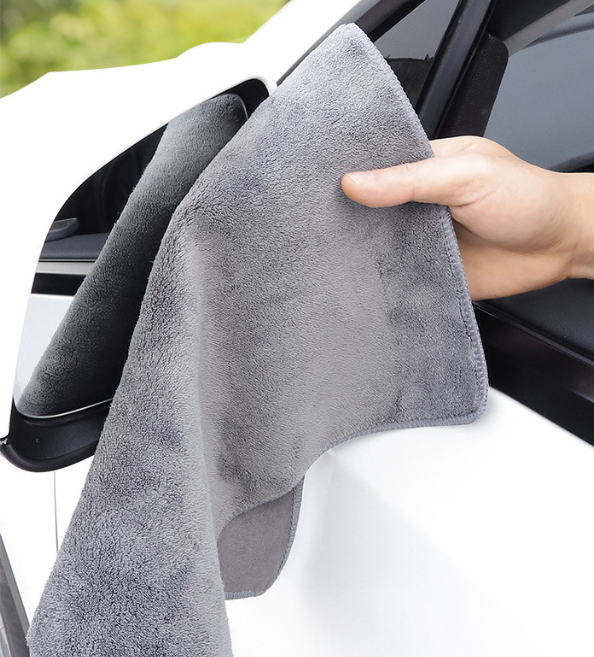Premium Microfiber Towel for Tesla (Model Y/3) - Dual-Pile Cleaning Cloth