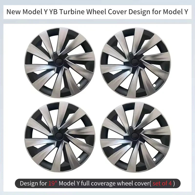 Cross Flow Wheel Covers 19 Inch (Model Y Juniper)