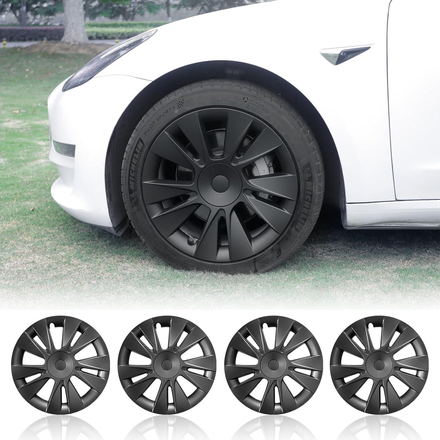 Helios Wheel Covers (Model 3 2021-2023) 18 Inch
