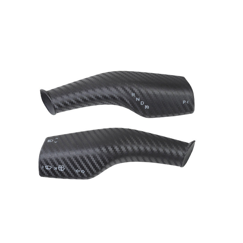 Carbon Fiber Shift Lever Cover for Tesla (Model Y/3) - Full Wrap Style