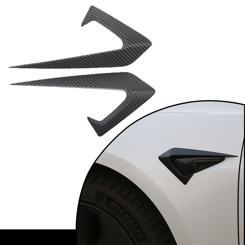 Front Bumper Fog Light Cover Trim (Model Y 2022-2024)