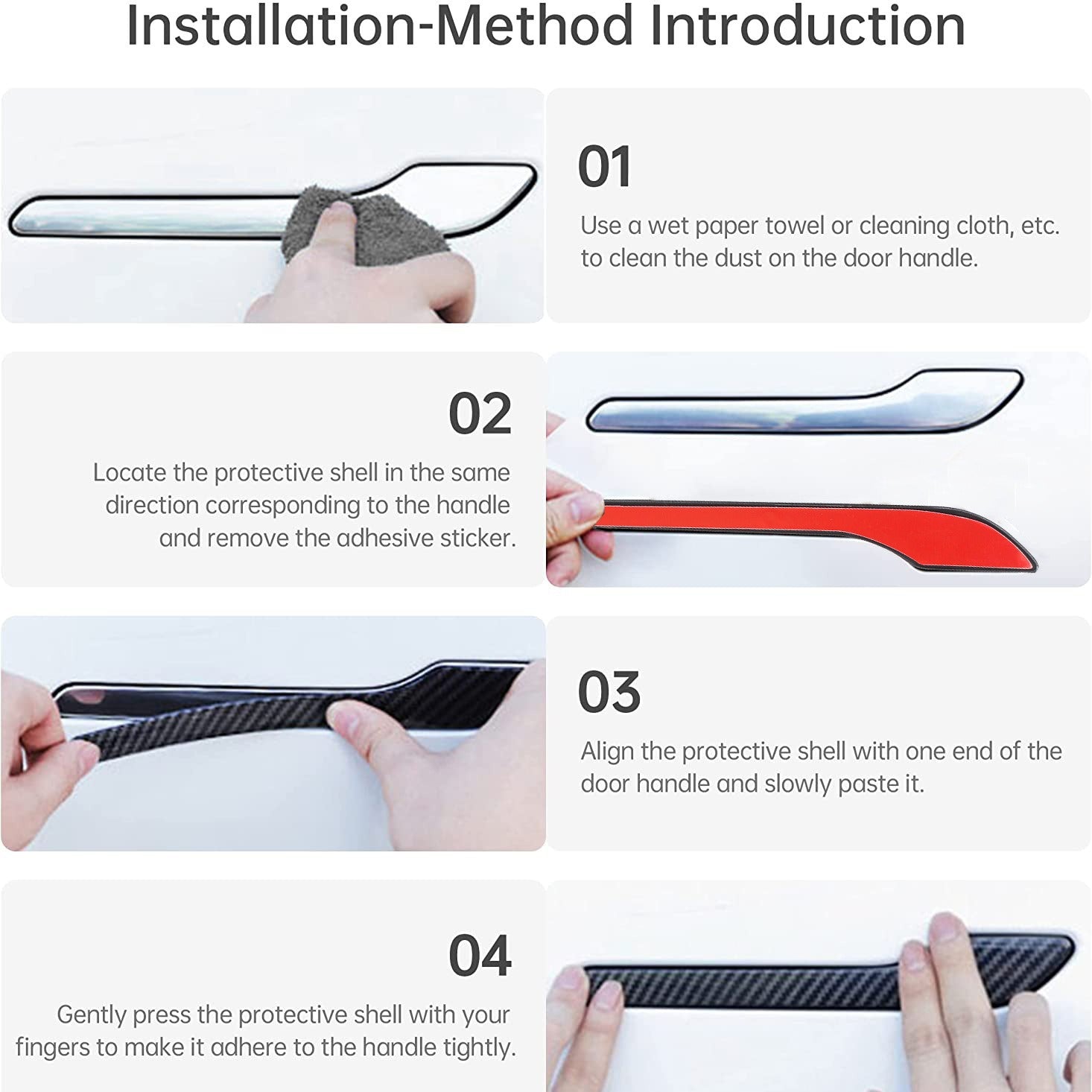 Carbon Fibre Door Handle Cover