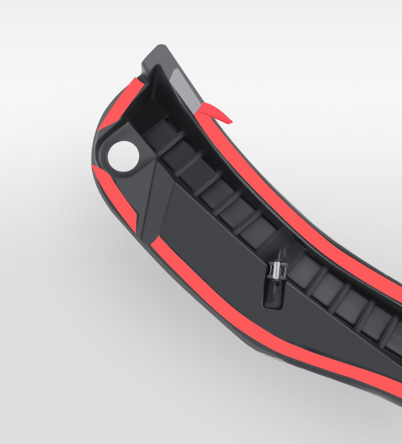 Bonnet Rain Guard Strip (Model Y 2022-2024)