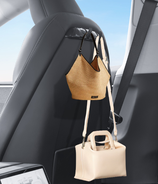 Front Seat Back Hook for Tesla Model Y / 3 | Headrest Hanger Organizer