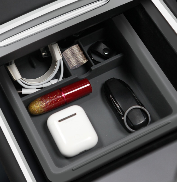 Centre Console Storage Box With Tray (Model3/Y)