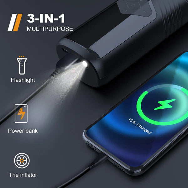 Smart car tire inflator