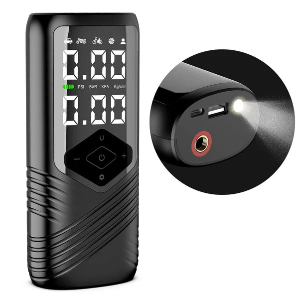 Smart car tire inflator