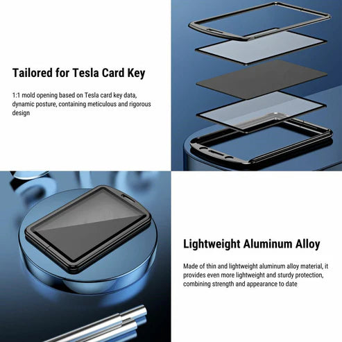Dedicated key card holder for Tesla Model 3 and Model Y
