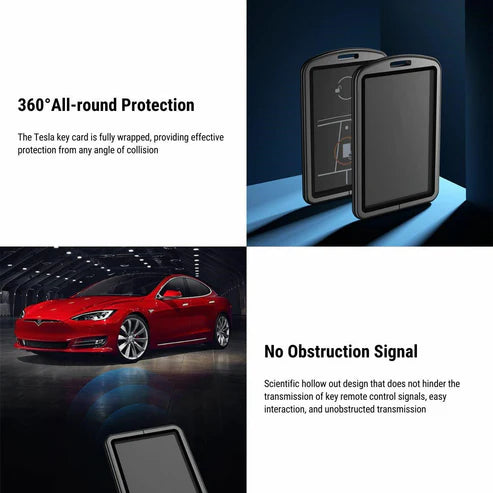 Dedicated key card holder for Tesla Model 3 and Model Y