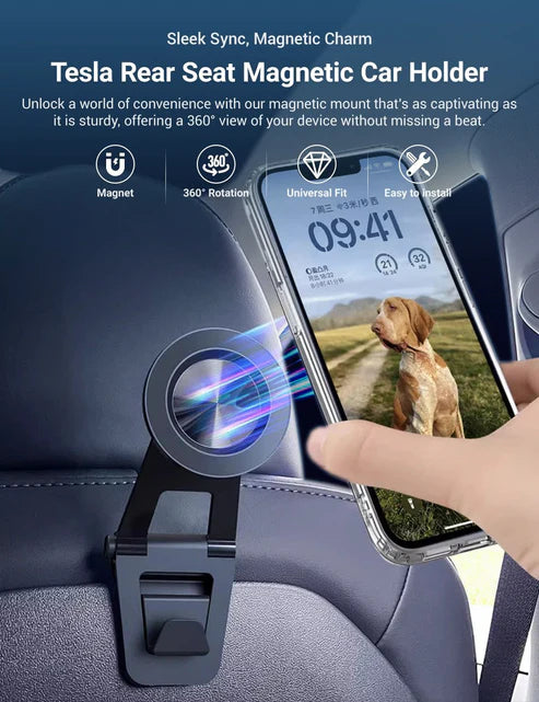 Tesla Model 3/Y Rear Seat Magnetic Car Mount