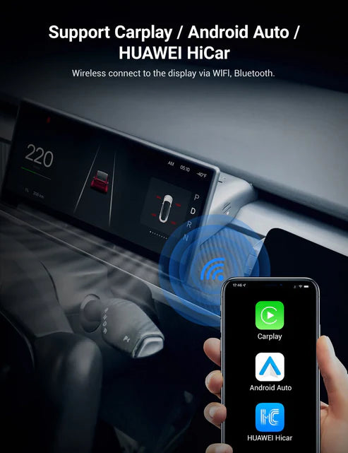 Dashboard Instrument Cluster Display with CarPlay / Android Auto for Tesla Model 3 Highland & Model Y Juniper