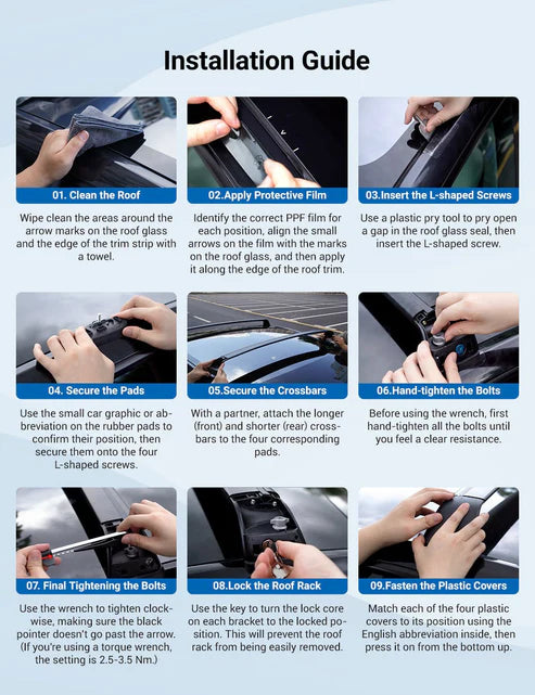 Roof Rack for Tesla Model 3 Highland / Model Y