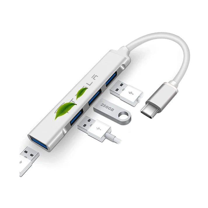 Tesla USB TepyC Hub for Model 3/Y/ 4-in-1 USB 3.0 Port