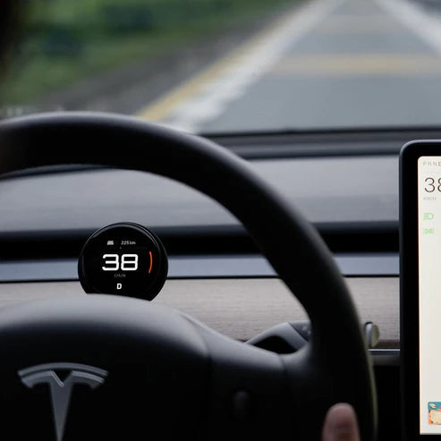 TITA Dashboard Mount for Tesla Model Y Juniper – Air Gauge Pro Triple Display Holder