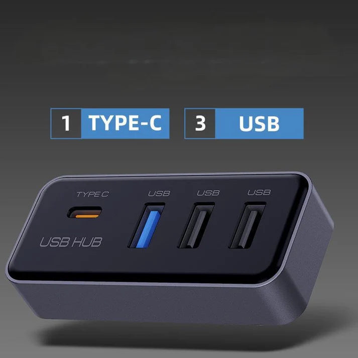 Tesla Model 3 & Model Y Glove Box USB Hub (2021.11+) – Type-C & 3 USB Ports, Dash Cam Ready