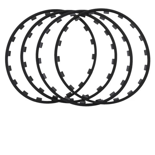 DuPont Nylon Wheel Rim Protectors for Tesla | 4-Piece Set | 2-Colors | Curb Rash Guard | Impact Resistant