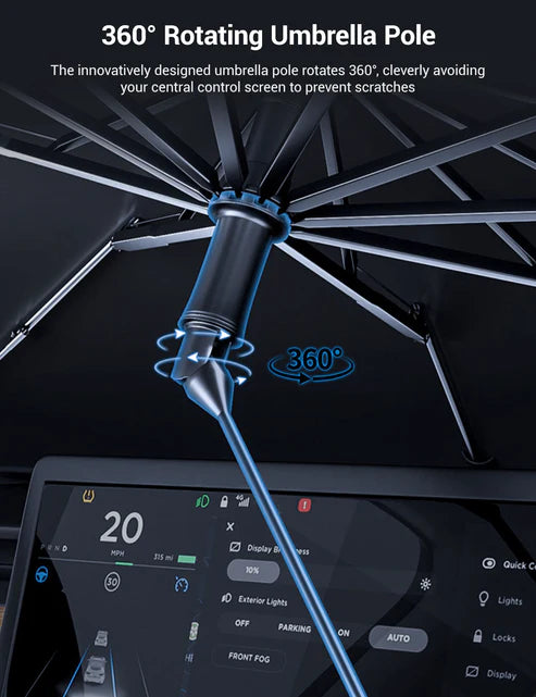 Windshield Sun Shade Umbrella for Tesla Model 3/Y